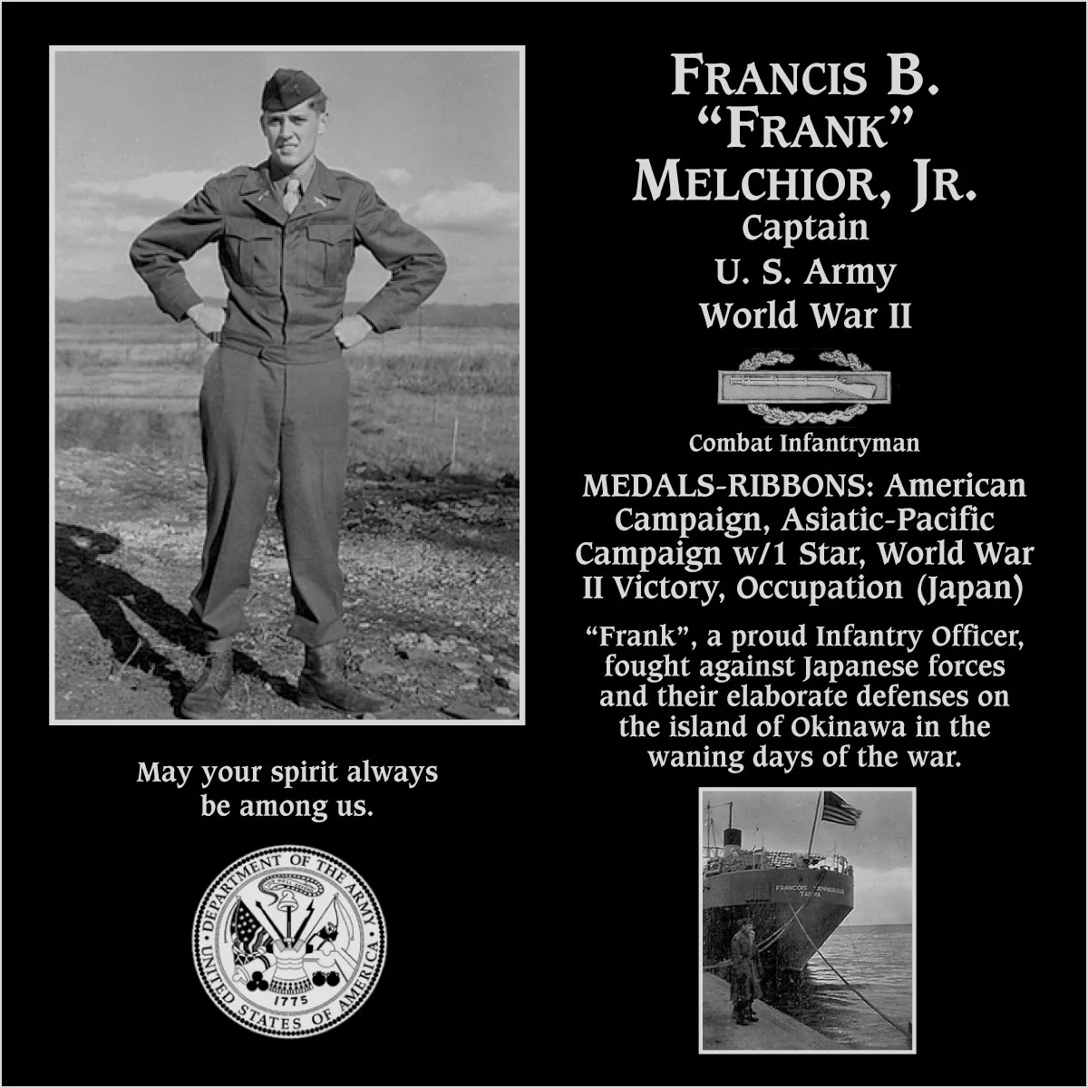 Francis B Melchior jr