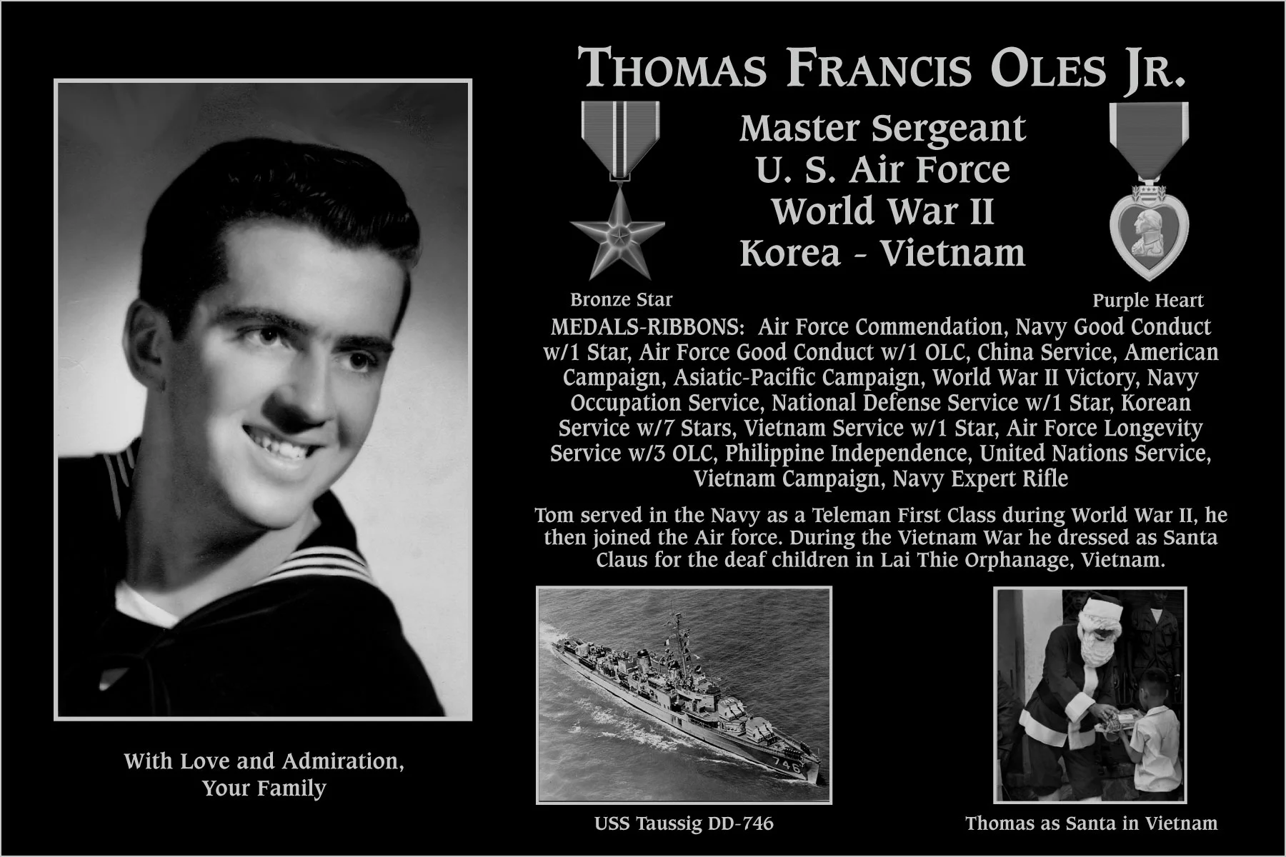 Thomas Francis Oles jr